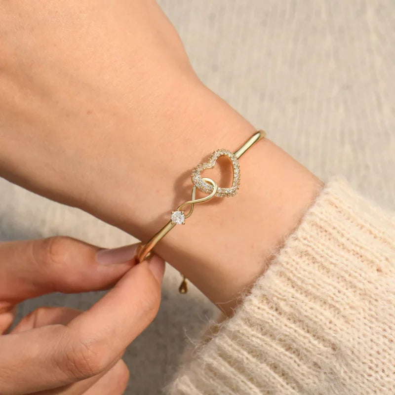 Mother and Daughter - Infinite Heart Bracelet