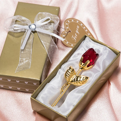 ✨✨Final 3 hours 50% off✨Luxury Crystal Rose in Gift Box – Valentine's Day Gift for Her