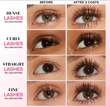 Last Day Buy 1 Get 1 Free✨Lengthening & Curling Mascara – Waterproof, Smudge-Proof Lash Booster