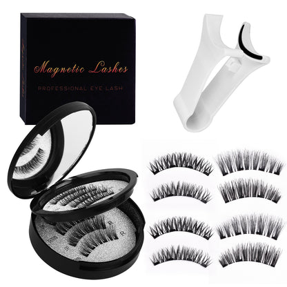 Magnetic Eyelashes Set - Eyelash Curlers with Eyebrow Kit Spiky Eyelash Cluster