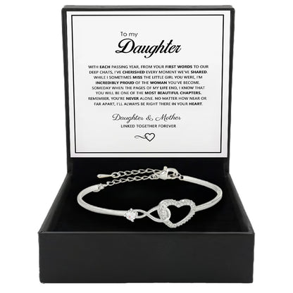 Mother and Daughter - Infinite Heart Bracelet