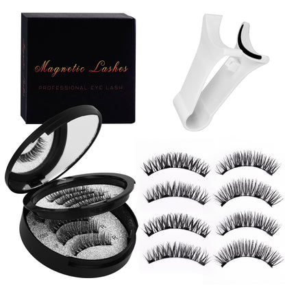Magnetic Eyelashes Set - Eyelash Curlers with Eyebrow Kit Spiky Eyelash Cluster