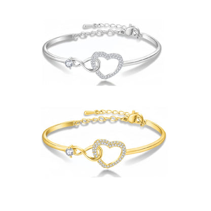 Mother and Daughter - Infinite Heart Bracelet