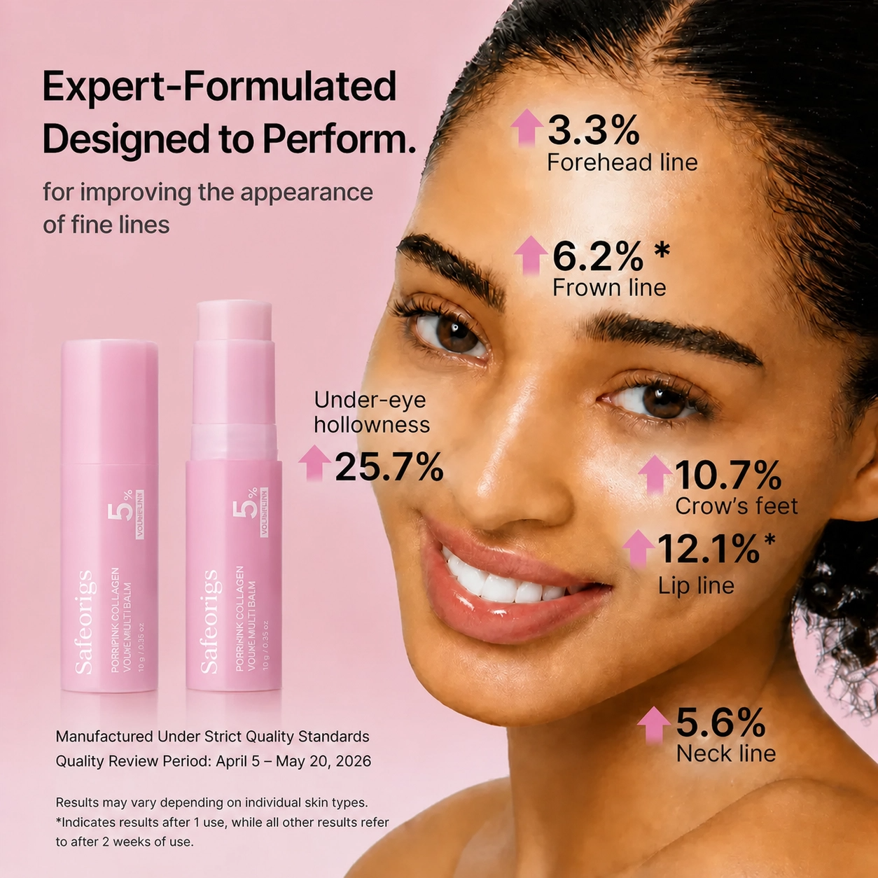 🔥LAST DAY 60% OFF Safeorigs Korean Pink CollagenVolume Multi Balm
