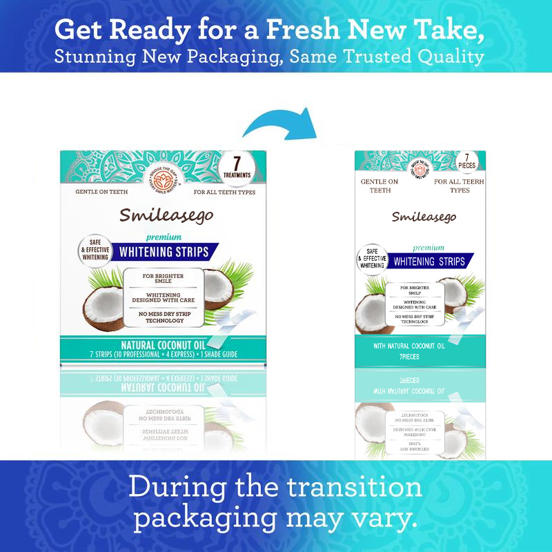 Smileasego Teeth Whitening Strips- Instant Clean Smile