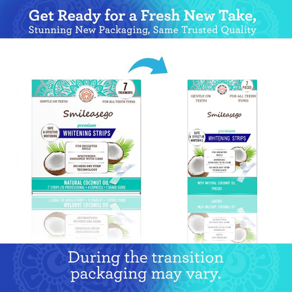 Smileasego Teeth Whitening Strips- Instant Clean Smile
