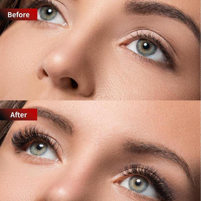 Magnetic Eyelashes Set - Eyelash Curlers with Eyebrow Kit Spiky Eyelash Cluster