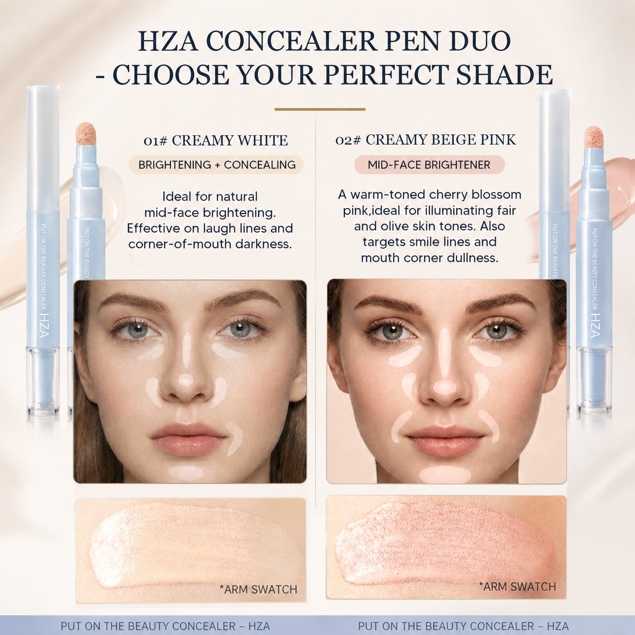 💝 Beauty, Your Way. 💝Concealer Pen – Brightening, Correcting & Long-Lasting