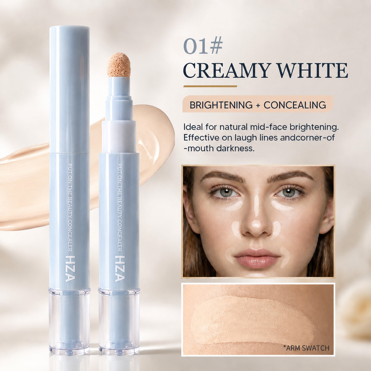 💝 Beauty, Your Way. 💝Concealer Pen – Brightening, Correcting & Long-Lasting