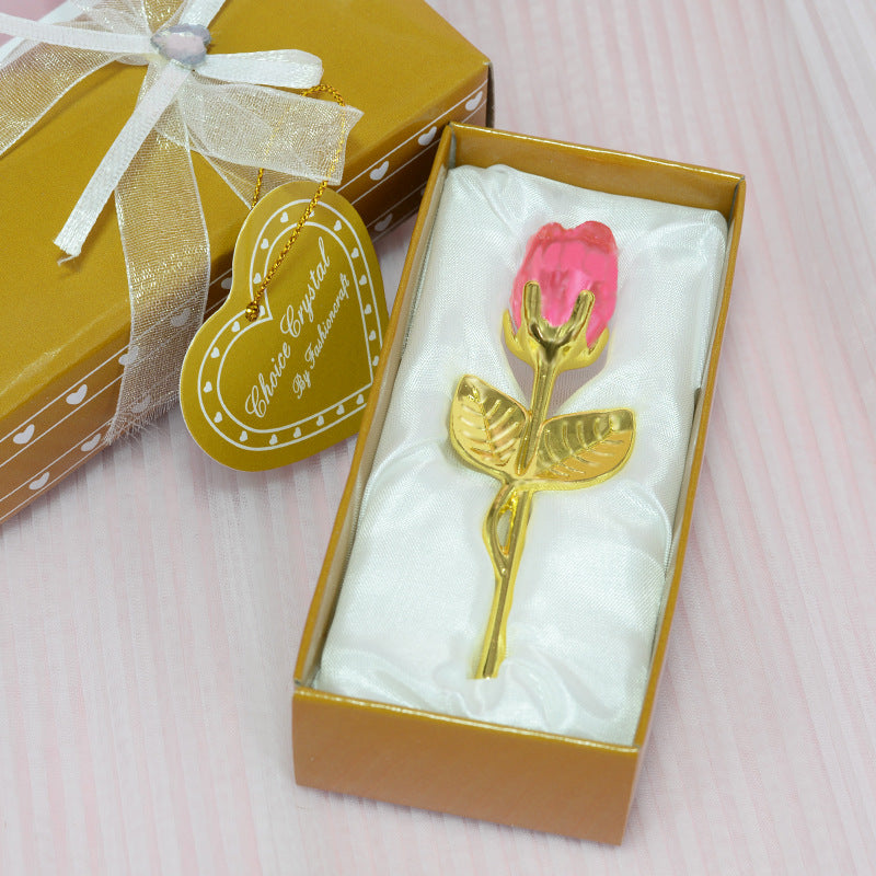 ✨✨Final 3 hours 50% off✨Luxury Crystal Rose in Gift Box – Valentine's Day Gift for Her