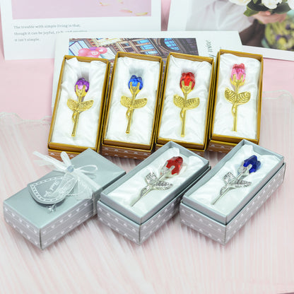 ✨✨Final 3 hours 50% off✨Luxury Crystal Rose in Gift Box – Valentine's Day Gift for Her