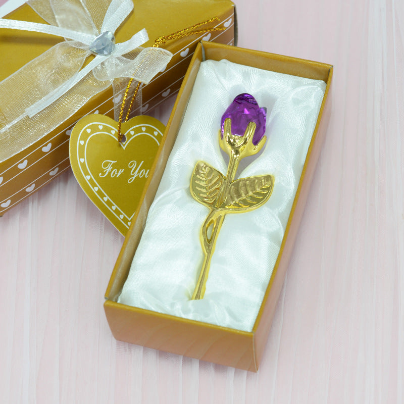 ✨✨Final 3 hours 50% off✨Luxury Crystal Rose in Gift Box – Valentine's Day Gift for Her