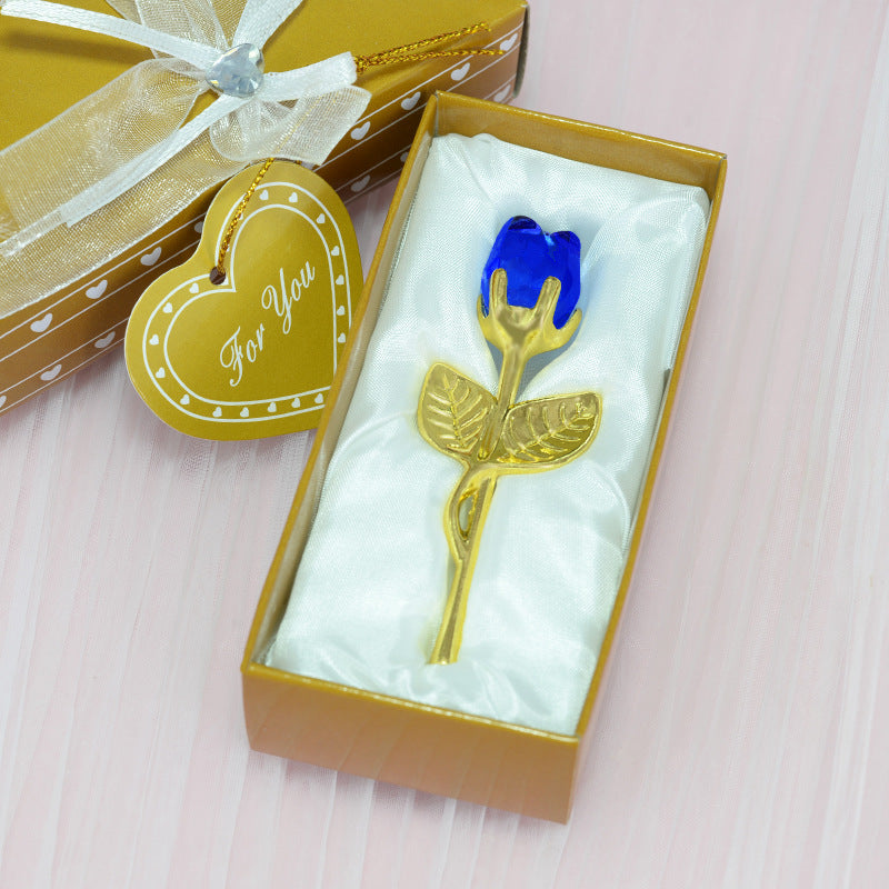 ✨✨Final 3 hours 50% off✨Luxury Crystal Rose in Gift Box – Valentine's Day Gift for Her