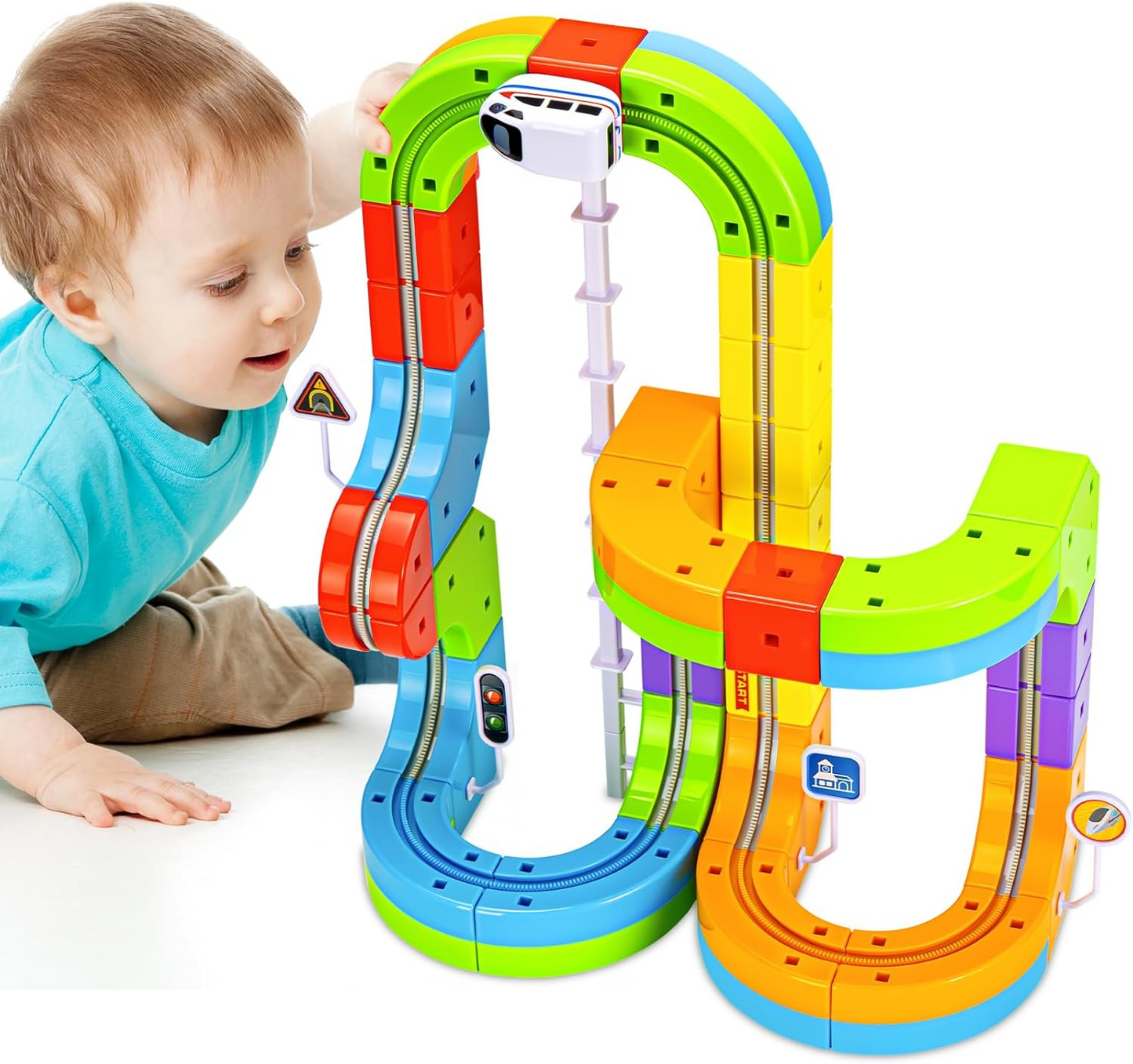 Christmas gifts🎅 🚂Defy Gravity! Maglev Racer Track Track Car Toy🎄