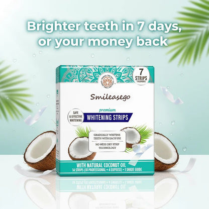 Smileasego Teeth Whitening Strips- Instant Clean Smile