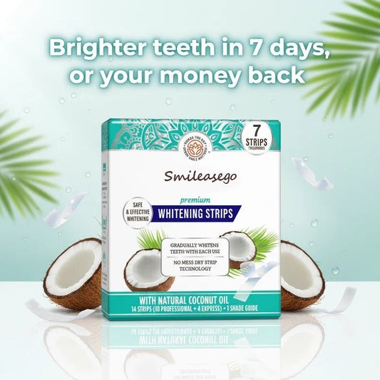 Smileasego Teeth Whitening Strips- Instant Clean Smile