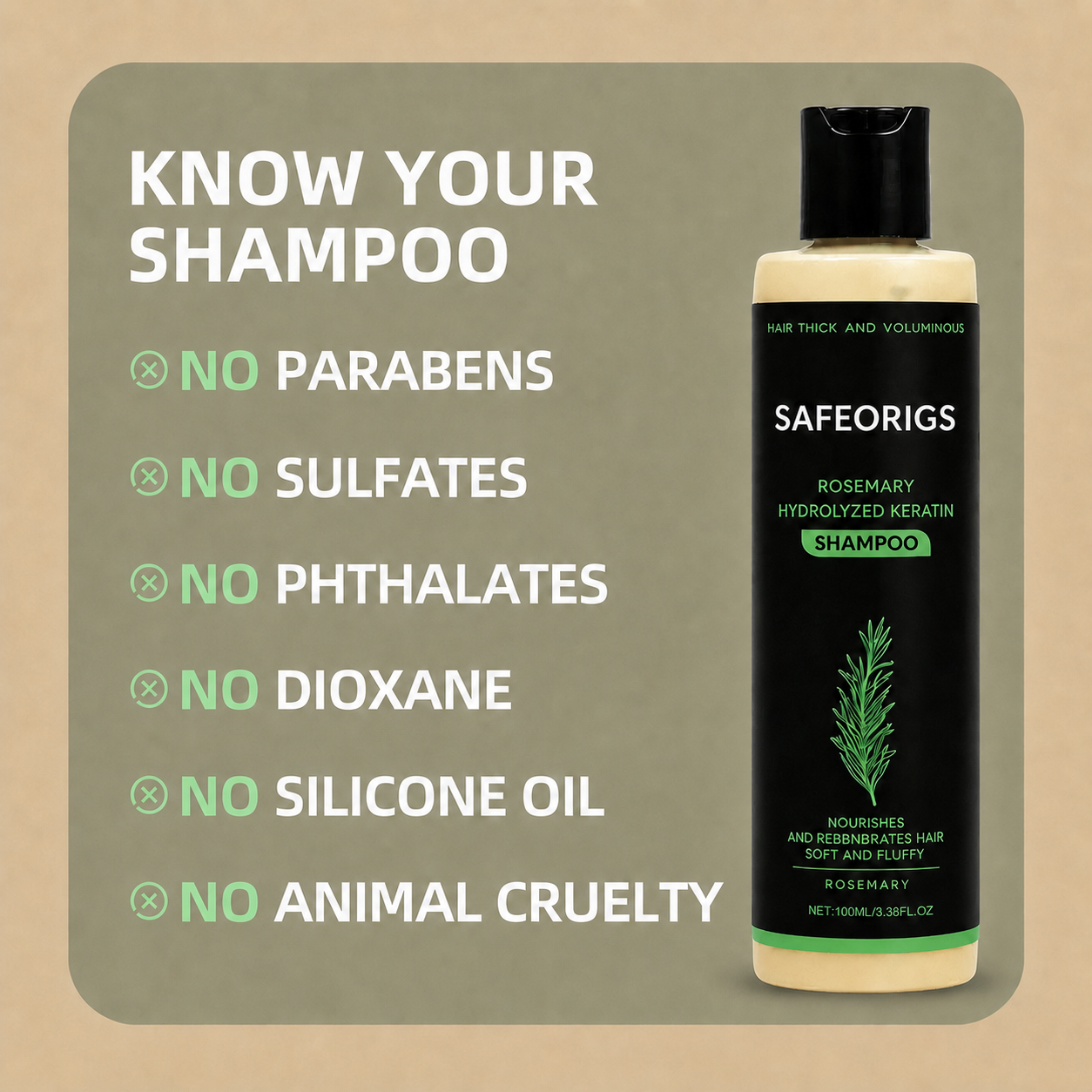 ⚡ FINAL HOURS - SAVE 70% 🌿 Safeorigs Hair Growth Formula